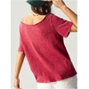 image:imageMakeMeChic Womens Off The Shoulder Tops Y2k Number Print Short Sleeve Casual Going Out T ShirtRed