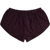 image:imageMakeMeChic Womens Pajama Bottoms Floral Print Tie Front Micro Short Side Slit Summer Lounge ShortsRed Heart