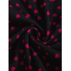 image:imageMakeMeChic Womens Pajama Bottoms Floral Print Tie Front Micro Short Side Slit Summer Lounge ShortsRed Heart