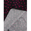 image:imageMakeMeChic Womens Pajama Bottoms Floral Print Tie Front Micro Short Side Slit Summer Lounge ShortsRed Heart