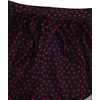 image:imageMakeMeChic Womens Pajama Bottoms Floral Print Tie Front Micro Short Side Slit Summer Lounge ShortsRed Heart