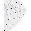 image:imageMakeMeChic Womens Pajama Bottoms Floral Print Tie Front Micro Short Side Slit Summer Lounge ShortsWhite Black