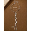image:imageMakeMeChic Womens Starfish Gold Hand Chain Bracelets Ring Bracelet Charm JewelrySilver