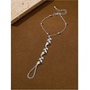 image:imageMakeMeChic Womens Starfish Gold Hand Chain Bracelets Ring Bracelet Charm JewelrySilver
