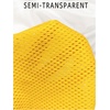 image:imageMakeMeChic Womens Y2k Mesh Crop Tops 67 Number V Neck Half Sleeve Jersey Shirt StreetwearYellow