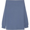 image:imageWomens Printed Off Shoulder Long Sleeve Loose Casual T ShirtBlue