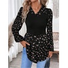 image:imageMakeMeChic Womens Soft BlouseBlack a