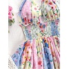 image:imageMakeMeChic Womens Summer Mini Dress Floral Halter Ruffle Backless A Line Dresses Flowy Cami Vacation SundressMulticolor