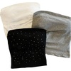 image:imageMakeMeChic Womens 3 Pack Sparkly Rhinestone Strapless Tube Tops Sparkly Backless Y2k Going Out Crop TopsMulticolor