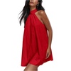 image:imageMakeMeChic Womens Sleeveless Halter Dress Tie Back Flowy Summer Mini DressesRed