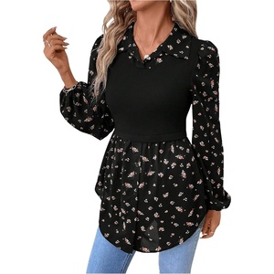 image:imageMakeMeChic Womens Soft BlouseBlack a