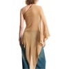 image:imageMakeMeChic Ponchos for Women Sheer Poncho Sweater Shawl Wraps CoverupApricot