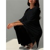 image:imageMakeMeChic Ponchos for Women Sheer Poncho Sweater Shawl Wraps CoverupBlack