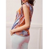 image:imageMakeMeChic Womens Boho T Shirt Crewneck Tie Bow Elegant Blouse TopsOrange