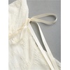 image:imageMakeMeChic Womens Lace Strapless Tube Asymmetrical Ruffle Bandeau Y2k Summer Crop TopsApricot