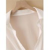 image:imageMakeMeChic Womens Long Sleeve Bat Wing Crop Tops Casual Chiffon Solid Color Shirt Beach Cover UpsApricot