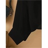 image:imageMakeMeChic Womens Long Sleeve Bat Wing Crop Tops Casual Chiffon Solid Color Shirt Beach Cover UpsBlack