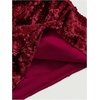 image:imageMakeMeChic Womens Metallic Sequin Strapless Tube Top Sparkly Ruched Party Night Out Crop TopsBurgundy