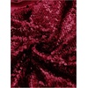image:imageMakeMeChic Womens Metallic Sequin Strapless Tube Top Sparkly Ruched Party Night Out Crop TopsBurgundy