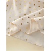 image:imageMakeMeChic Womens Polka Dots Blouse Top Cowl Neck Bow Shoulder Ruched Slessless Cute ShirtApricot