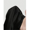 image:imageMakeMeChic Womens Satin Sleeveless Halter Top Tie Open Back Ruched Crop TopsBlack