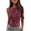 image:imageMakeMeChic Womens Y2k Tank Top Punk Sleeveless Going Out Concert Rave TopsBurgundy