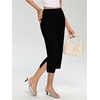 image:imageMakeMeChic Womens Going Out Capri Pants Sexy Y2K Lace Up Capri Pants High Waisted Skinny Stretchy PantsBlack Strapless