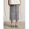 image:imageMakeMeChic Womens Sequin Midi Skirts Sheer Fringe Glitter Sparkly Party Club Cover Up Pencil SkirtsGrey