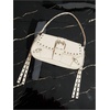 image:imageMakeMeChic Womens Shoulder Bags Y2K PU Leather Clutch Small Purse BagsBeige