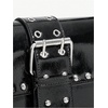 image:imageMakeMeChic Womens Shoulder Bags Y2K PU Leather Clutch Small Purse BagsBlack