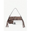 image:imageMakeMeChic Womens Shoulder Bags Y2K PU Leather Clutch Small Purse BagsBrown