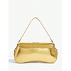 image:imageMakeMeChic Womens Shoulder Bags Y2K PU Leather Clutch Small Purse BagsGold