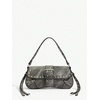 image:imageMakeMeChic Womens Shoulder Bags Y2K PU Leather Clutch Small Purse BagsGrey