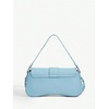 image:imageMakeMeChic Womens Shoulder Bags Y2K PU Leather Clutch Small Purse BagsLight Blue