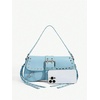 image:imageMakeMeChic Womens Shoulder Bags Y2K PU Leather Clutch Small Purse BagsLight Blue