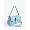 image:imageMakeMeChic Womens Shoulder Bags Y2K PU Leather Clutch Small Purse BagsLight Blue