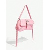 image:imageMakeMeChic Womens Shoulder Bags Y2K PU Leather Clutch Small Purse BagsPink