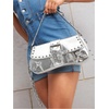 image:imageMakeMeChic Womens Shoulder Bags Y2K PU Leather Clutch Small Purse BagsSilver