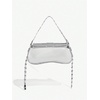 image:imageMakeMeChic Womens Shoulder Bags Y2K PU Leather Clutch Small Purse BagsSilver