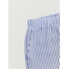 image:imageMakeMeChic Mens Striped Drawstring Shorts Wide Leg Summer Casual Shorts with PocketsBlue and White
