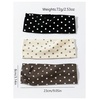 image:imageMakeMeChic Womens 3 Pack Zebra Polka Dots Headband Non Slip Headbands Sports Elastic Hairbands Pink White OneSizeMulticolor