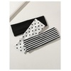 image:imageMakeMeChic Womens 3 Pack Zebra Polka Dots Headband Non Slip Headbands Sports Elastic Hairbands Pink White OneSizeWhtie and Black