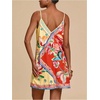 image:imageMakeMeChic Womens Boho Tropical Dress Summer Vacation Spaghetti Strap Sleeveless Floral Beach Short DressesMulticolor