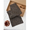 image:imageMakeMeChic Womens Polka Dots Jeans Wide Leg Denim Pants Y2k Polka Dots PantsBrown Cheetah