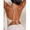 image:imageMakeMeChic Womens Sequin Halter Tops Sparkly Backless Sexy Cute Summer Camisole TopApricot a