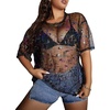 Black Graphic Print