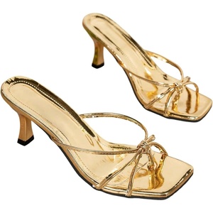 image:imageMakeMeChic Womens Open Toe Floral Kitten Heels Flower Summer Beach SandalsGold