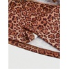 image:imageMakeMeChic Womens Pink Y2K Tops Cheetah Print Halter Rhinestone Tie Backless Summer Crop TopsMulticolor