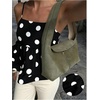 image:imageMakeMeChic Womens Polka Dots Camisole Top Ruffle Layered Y2k Sleeveless Summer Crop Tank TopsBlack