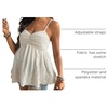 image:imageMakeMeChic Womens Maternity Babydoll Tank Tops Peplum Ruffle Cami Top  Cute Maternity Tops Maternity Shirts Sleeveless Summer Clothes PregnancyApricot